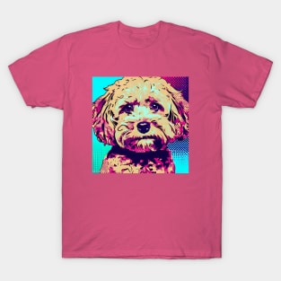 Poodle Cross Pop art T-Shirt